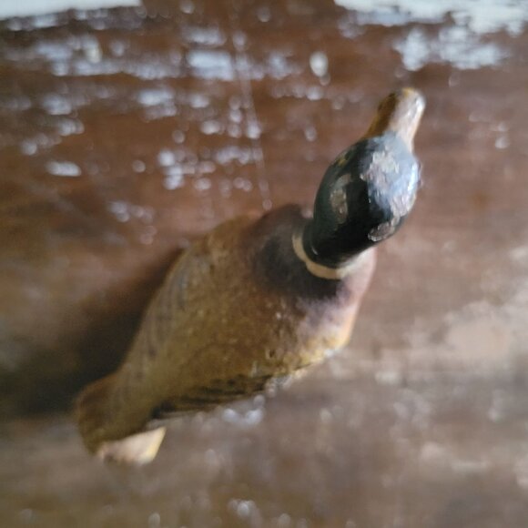 Antique Cast Iron Painted Duck Figural Bottle Opener Duck Bottle Opener - Picture 6 of 10